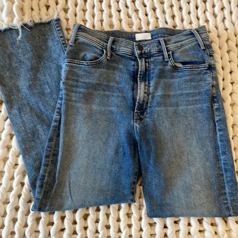 COPY - Mother The Hustler Ankle Fray - Shaking Things Up size 30